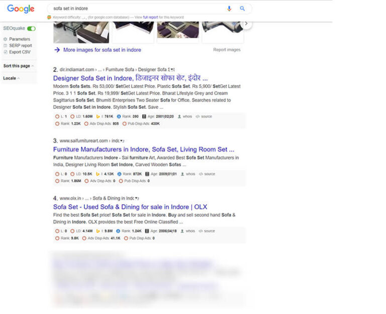 organic seo results at neha seo solutions