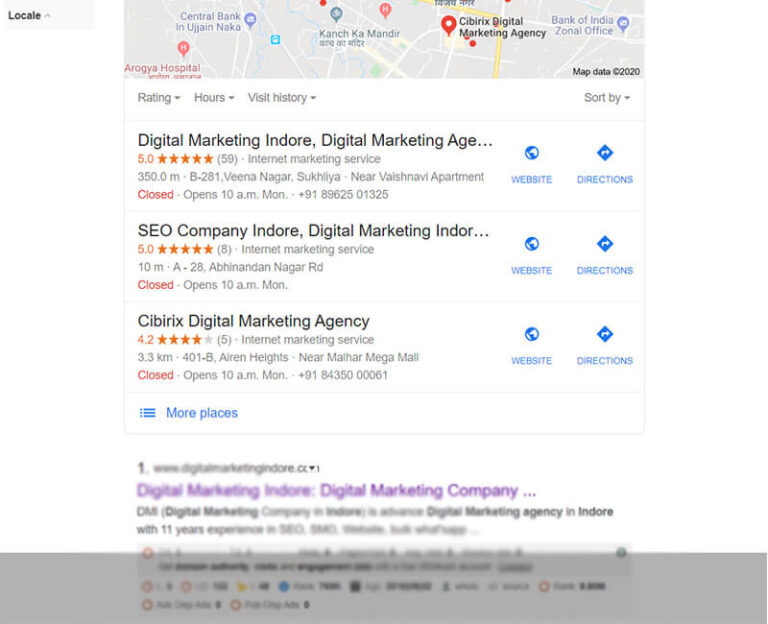 local seo results at neha seo solutions