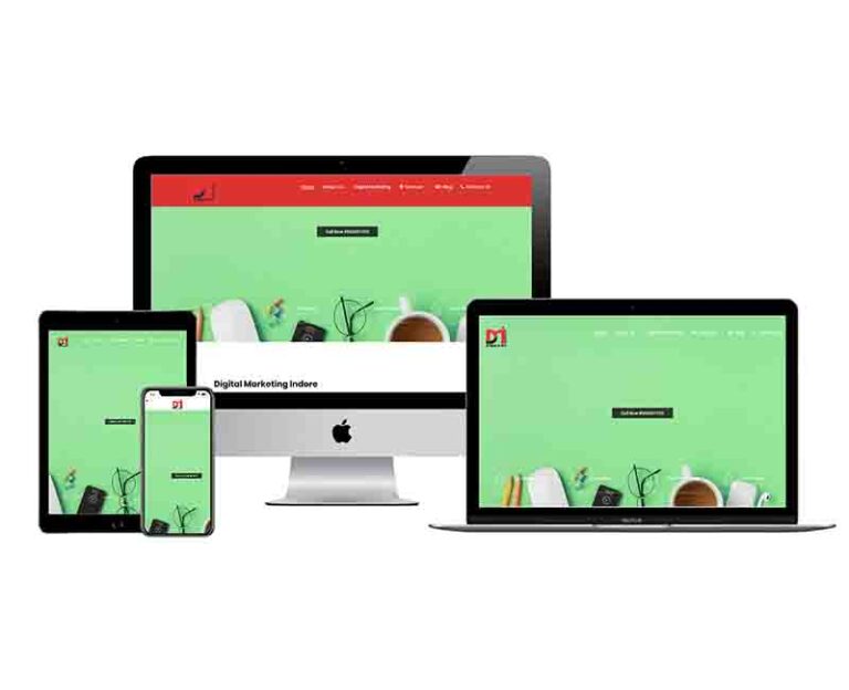 digital marketing ecommerce website development indore