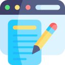 Content marketing service icon
