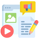 Branding and consultation service icon