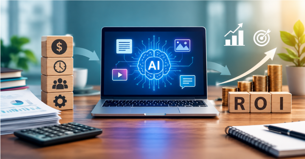 AI Content Production Cost and ROI