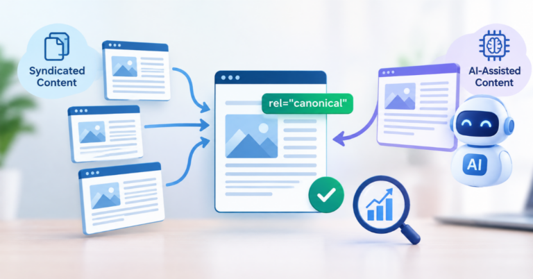 Canonical Tags for Syndicated Content